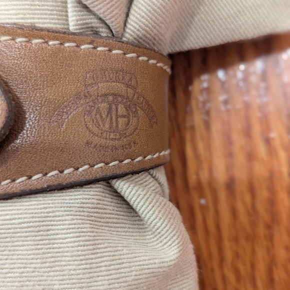 VTG GHURKA Marley Hodgeson Parasol/Umbrella Beige Large Bamboo Handle Unisex. - Picture 4 of 8